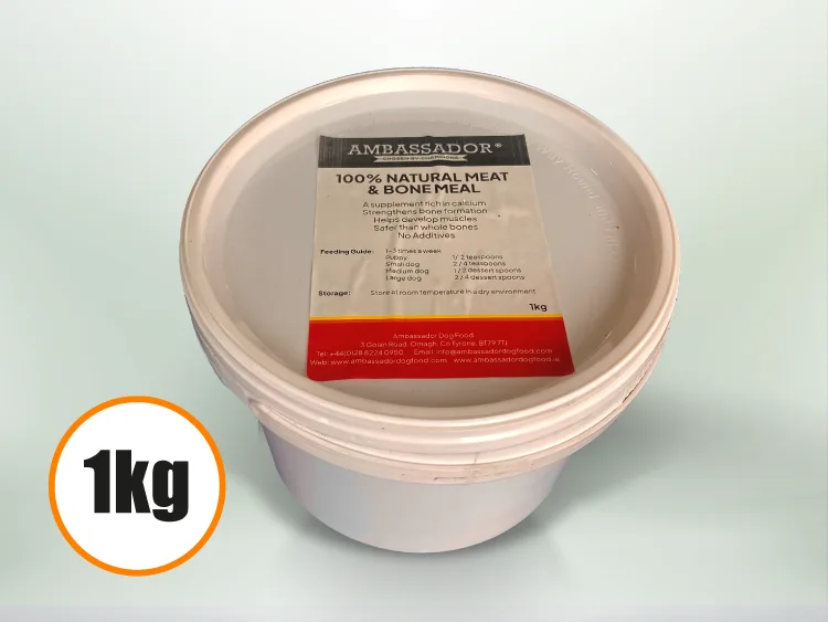 Natural Bone Meal for dogs 1kg